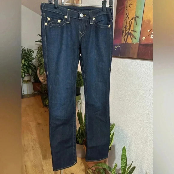 True Religion fashion for the senses straight jeans women’s size 28/33 - Picture 2 of 8